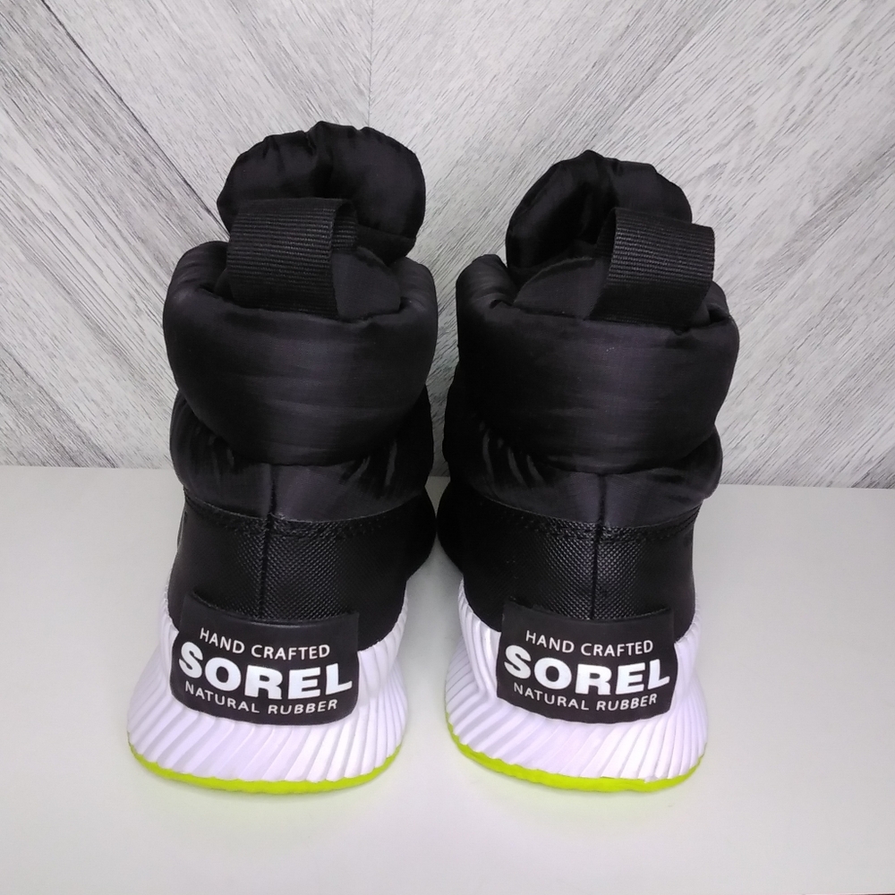 SOREL' Womens Out N About lll Puffy Zip Waterproof Insulated Boots Sz: US 6 Blk - Picture 4 of 12
